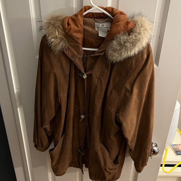 Worthington Jackets & Blazers - BUNDLE of two womens coats with fur lined hood